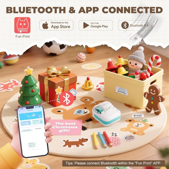 Portable Mini wireless thermal label sticker Printer - Picture 10 of 14